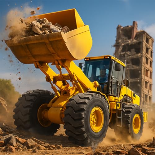 Construction Dump Truck Game: Realistic Heavy Machinery Simulator with Loader, Excavator & Crane Driving Challenges