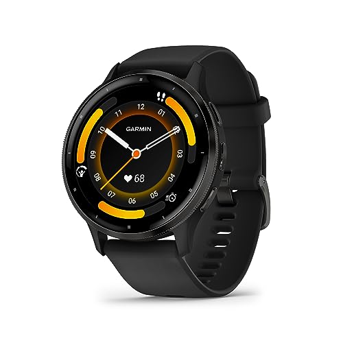Garmin Relógio Venu 3 Preto 45mm com Monitor Cardíaco de Pulso e GPS