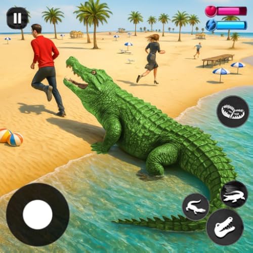 Hungry Crocodile Angry Alligator - Animal Attack Simulator Game 2025