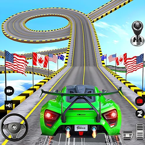 Mega Ramp Car Games - 3D Stunt Car Driving Simulator 2025