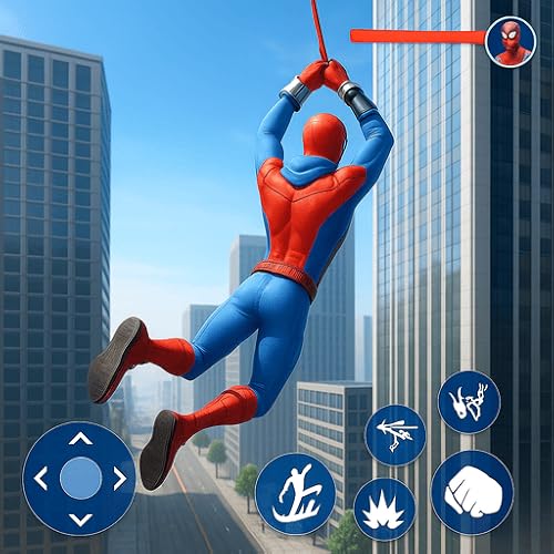 Rope Hero Game : Flying Spider Fighter Action Games 25