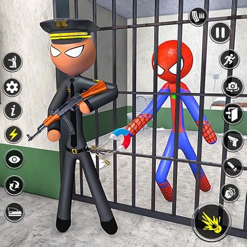 Spider Stick Hero: Prison Escape Adventure
