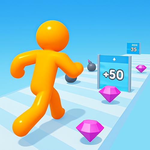 Tall and Thick Man Runner Race Master 3D: Crazy Stickman Run Grow Thicker Fun Running Game